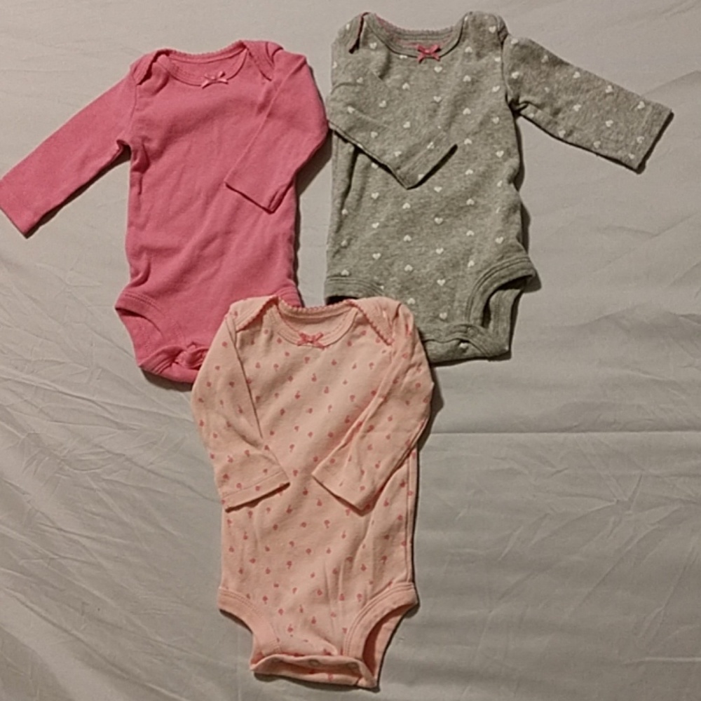 Child of mine by carters long sleeve onsie set